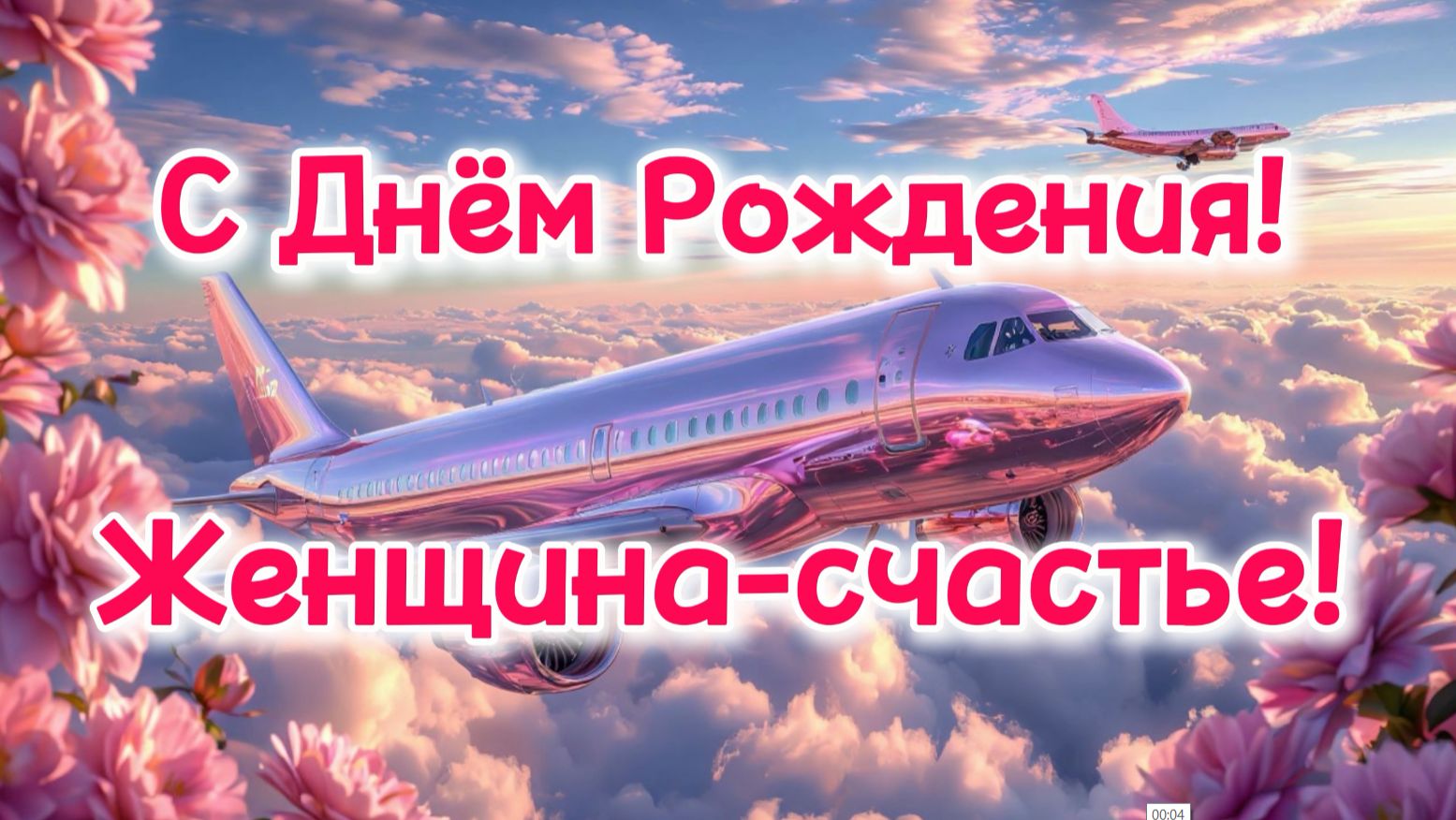 С Днём рождения! 🌹 Красивая песня-поздравление для женщины | Женщина-счастье