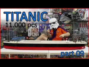 LEGO MOC ТИТАНИК 2,4 метра — 11 000 деталей — Часть 09 — Сборка LEGO