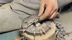 Производство стальных хозяйственных цепей.