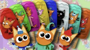 Разноцветное МОРОЖЕНОЕ - Учим Цвета с игрушками ТРИ КОТА - Для Детей