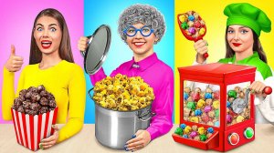 Кулинарный Челлендж_ Я против Бабушки _ Вкусные Кухонные Рецепты