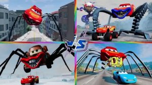МУЛЬТИКИ Молния Маккуин Паук: Машинка Монстр и Танцующий Мем 🏎️🕷️