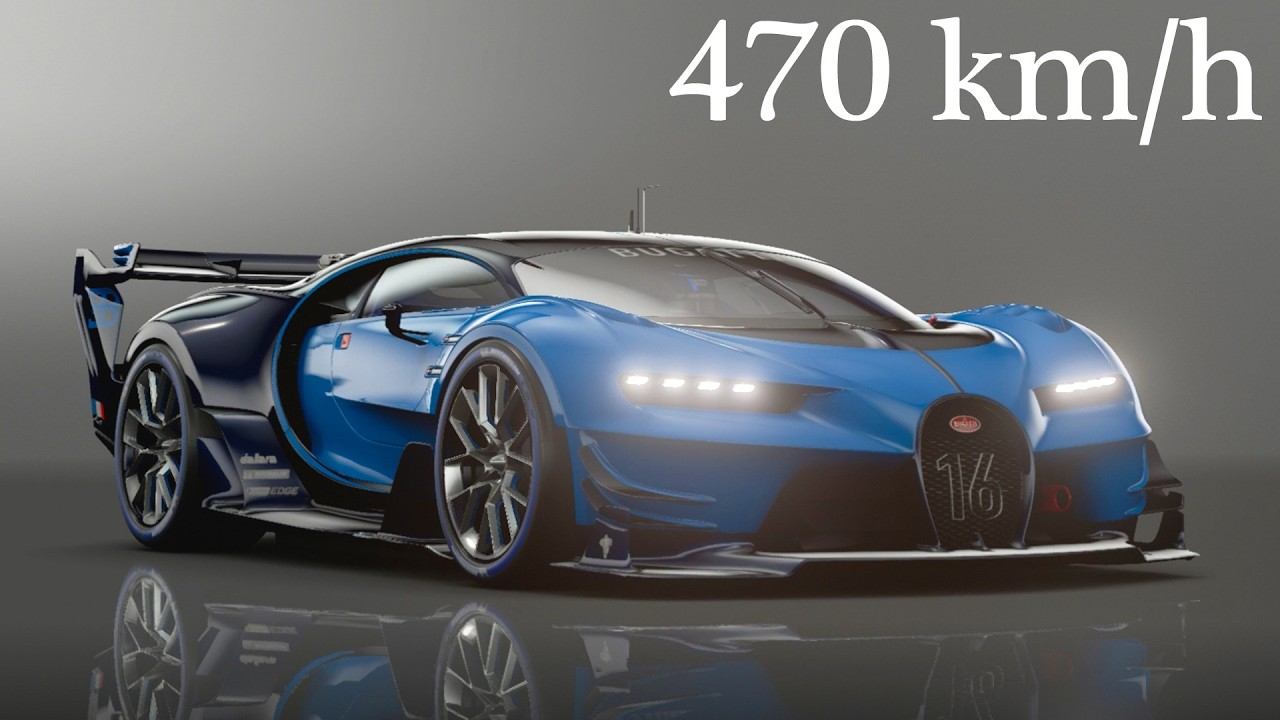 Gran Turismo Sport - Bugatti VISION GRAN TURISMO - 470 Km/h Top Speed