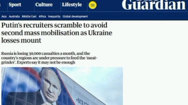 ‼️🇷🇺 Путин не планирует объявлять новую мобилизацию в России в этом году — The Guardian