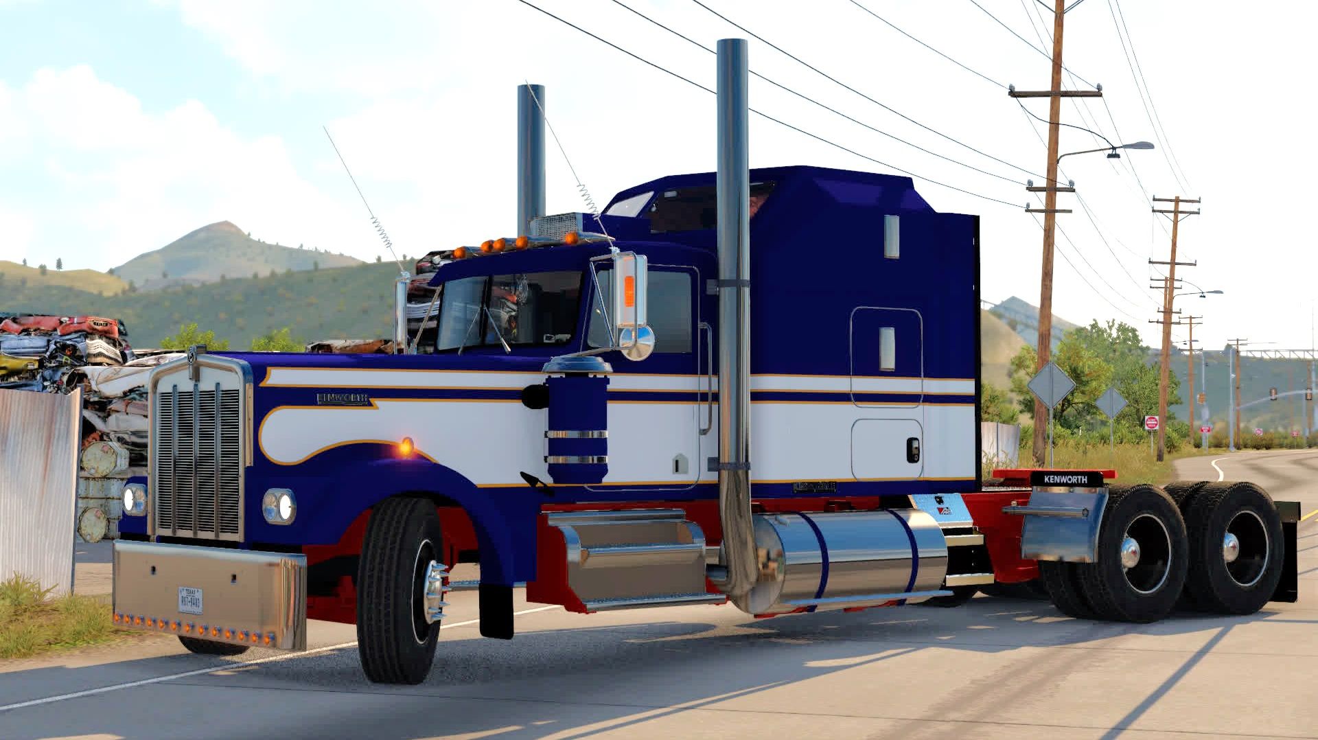 728 / ATS 1.60 / Kenworth W900A 1974 / Новые горизонты.