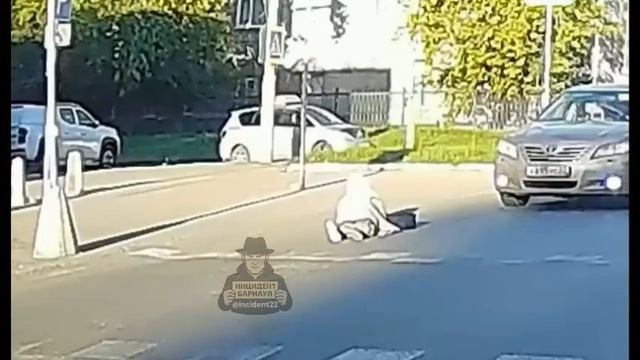 Наезд на пешехода в Барнауле