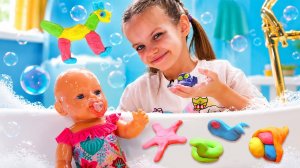 Майя и Беби Бон Лина играют с мылом-пластилином! Угадываем фруктовые ароматы 🍓🧼 | Для детей