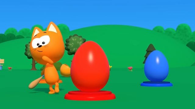 Котэ Геймс и разноцветные яйца 🥚🌈 | Часть 1 | Мультики для детей
