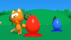 Котэ Геймс и разноцветные яйца 🥚🌈 | Часть 1 | Мультики для детей