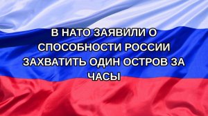 |Н. РФ| В НАТО заявили о способности России захватить один остров за часы