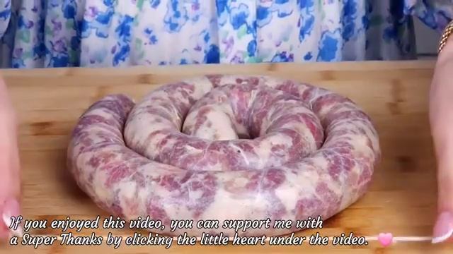 Секрет сочной колбасы! Самый простой рецепт домашней колбасы