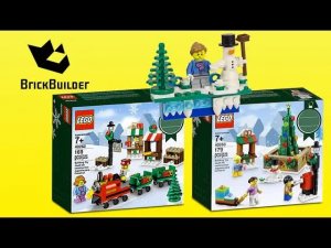 Сборка праздничных наборов LEGO Christmas 2017