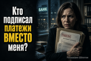 Подпись в платёжке, которой я не ставила
