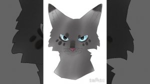 |Мой новый стиль рисования.Нарисовала Уголька.|Taiga Art|Туманная Заря|Коты Воители|