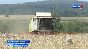 Аграрии Малмыжского района вышли на финишную прямую уборочной кампании