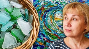 Гости в ШОКЕ - Как я делаю это? Sea Glass Картины из морских стёклышек - классные подарки