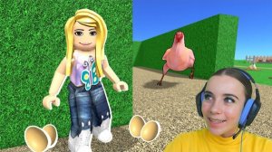 ПОБЕГ ОТ КУРИЦЫ в ROBLOX!