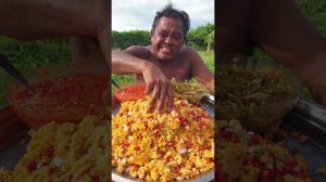 Рецепт риса с уткой и яичницей-глазуньей