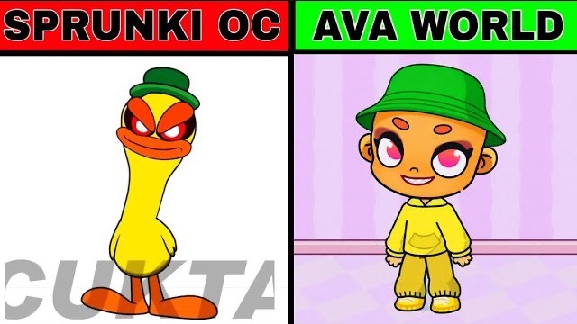 Мой СПРУНКИ OC: Пато (из Pocoyo — «Como Lo Mueve Lo Lo») в AVATAR WORLD 🦆