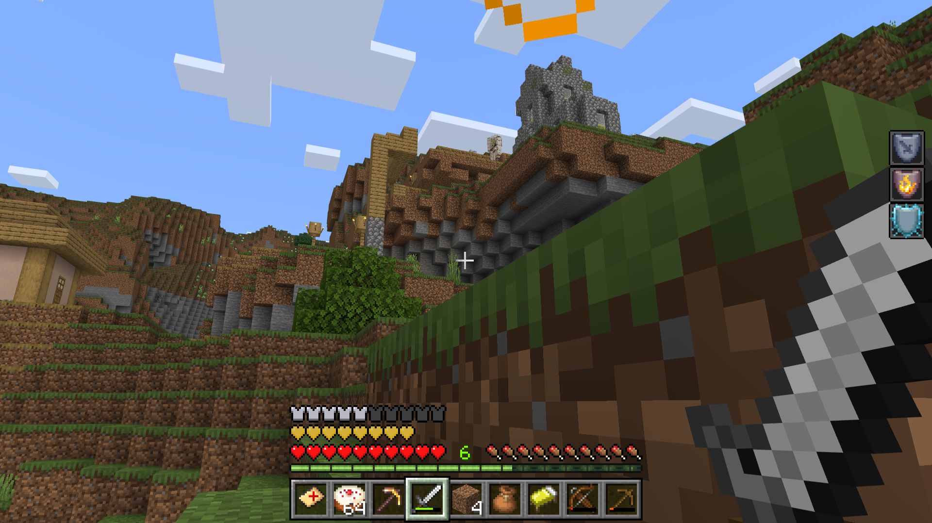 Minecraft 38 Строю замок и город последния  часть