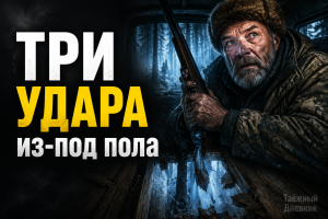 Три удара из-под пола в заброшенном таёжном доме