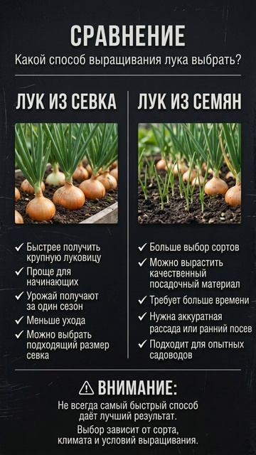 🧅 Лук из севка VS лук из семян