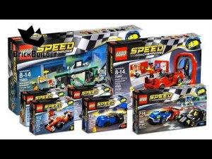 КОМПИЛЯЦИЯ ВСЕХ LEGO Speed Champions 2017 - Быстрая сборка для коллекционеров
