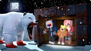 🥶НЕ ВПУСКАЙ ЗЛОГО МЕДВЕДЯ в СВОЙ БУНКЕР в МАЙНКРАФТ! ЛЕСКА