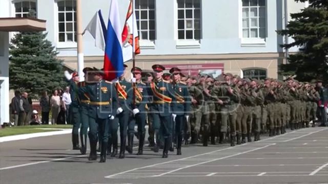 Принятие присяги военнослужащими 1-го отдельного стрелкового Семеновского полка в Москве