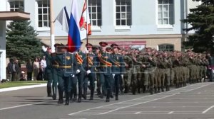 Принятие присяги военнослужащими 1-го отдельного стрелкового Семеновского полка в Москве