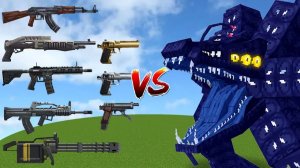 ЭТА ПУШКА TACZ УНИЧТОЖАЕТ ЛЕВИАФАНА В MINECRAFT!
