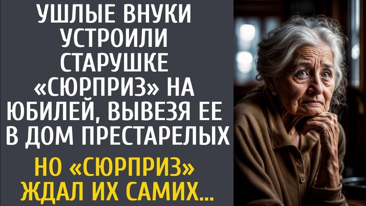 Ушлые внуки устроили старушке «сюрприз» на юбилей, вывезя ее в дом престарелых… Но «сюрприз» ждал