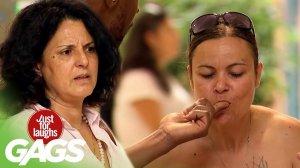 Женщина на самом деле облизала пальцы шеф-повара. Розыгрыш
