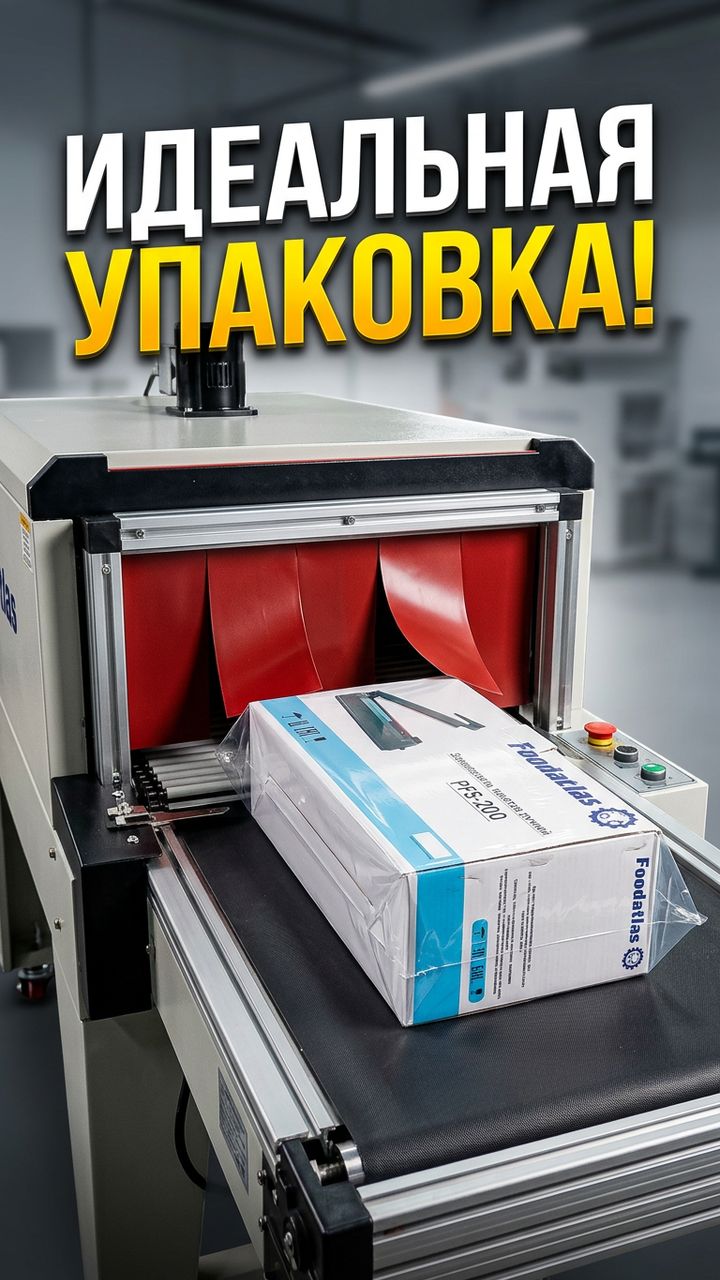 Термоусадочный тоннель с ножом для обрезки FM-5030F Foodatlas Pro