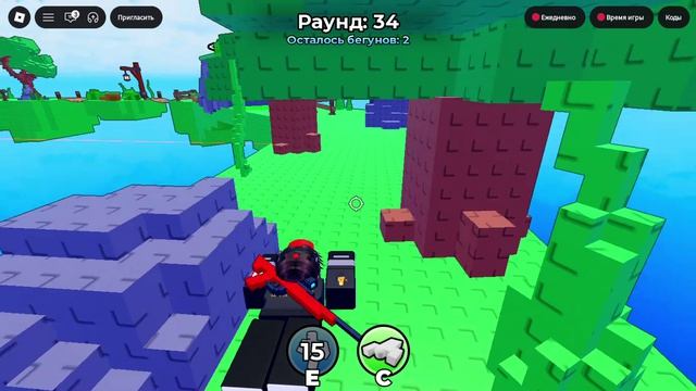 играю в снайперы против бегунов *для продвижение канала -_-*