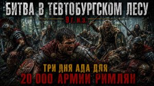 Битва в Тевтобургском лесу (9 г. н.э.)_ Три дня ада для 20 000 армии римлян.