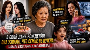 В 58 лет она узнала, что семье не нужна… Тогда она забрала свои 3 МЛН и начала новую жизнь