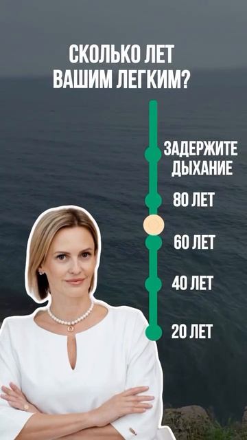 Сколько лет вашим лёгким 🫁❓