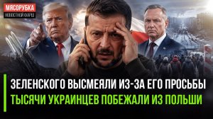 Просьба Зеленского насмешила экспертов США! Польша изгнала тысячи украинцев!
