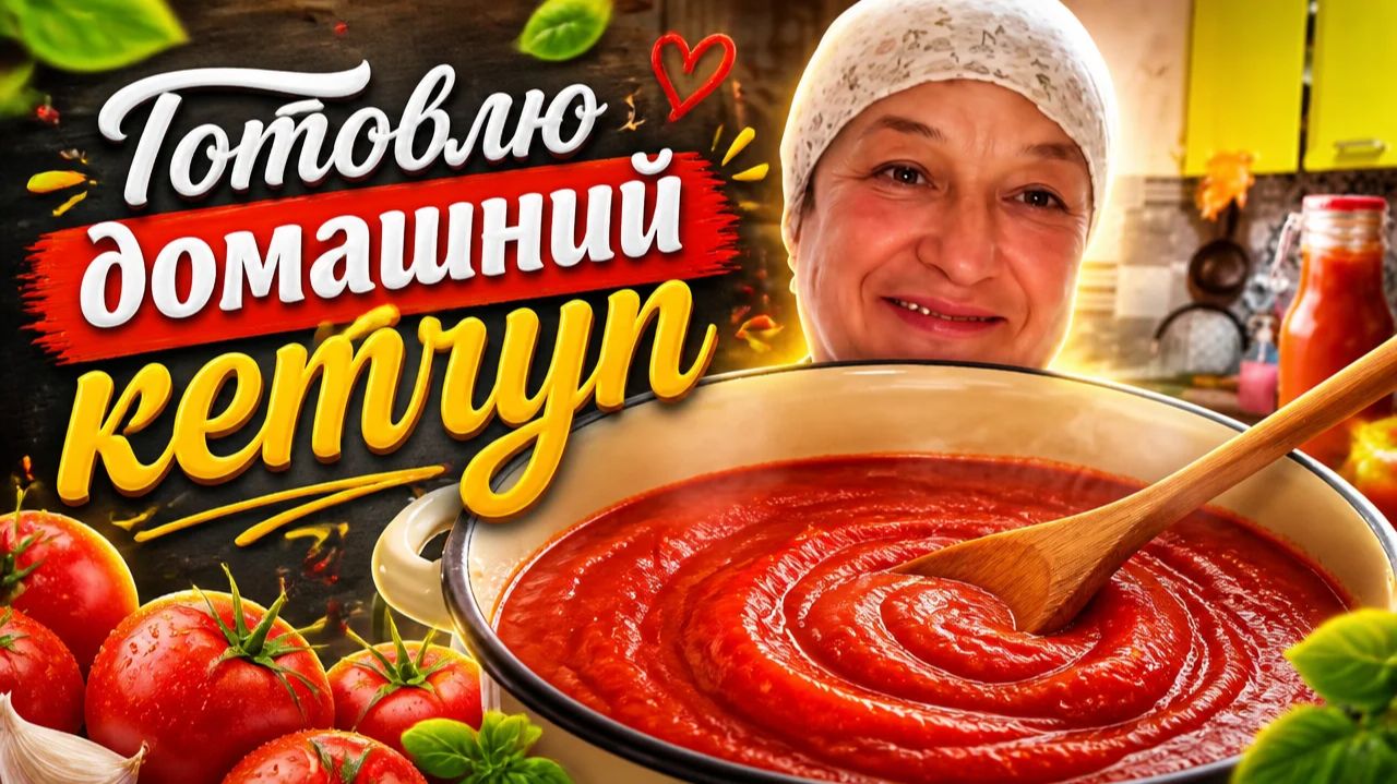 ГОТОВЛЮ ДОМАШНИЙ КЕТЧУП 🥫