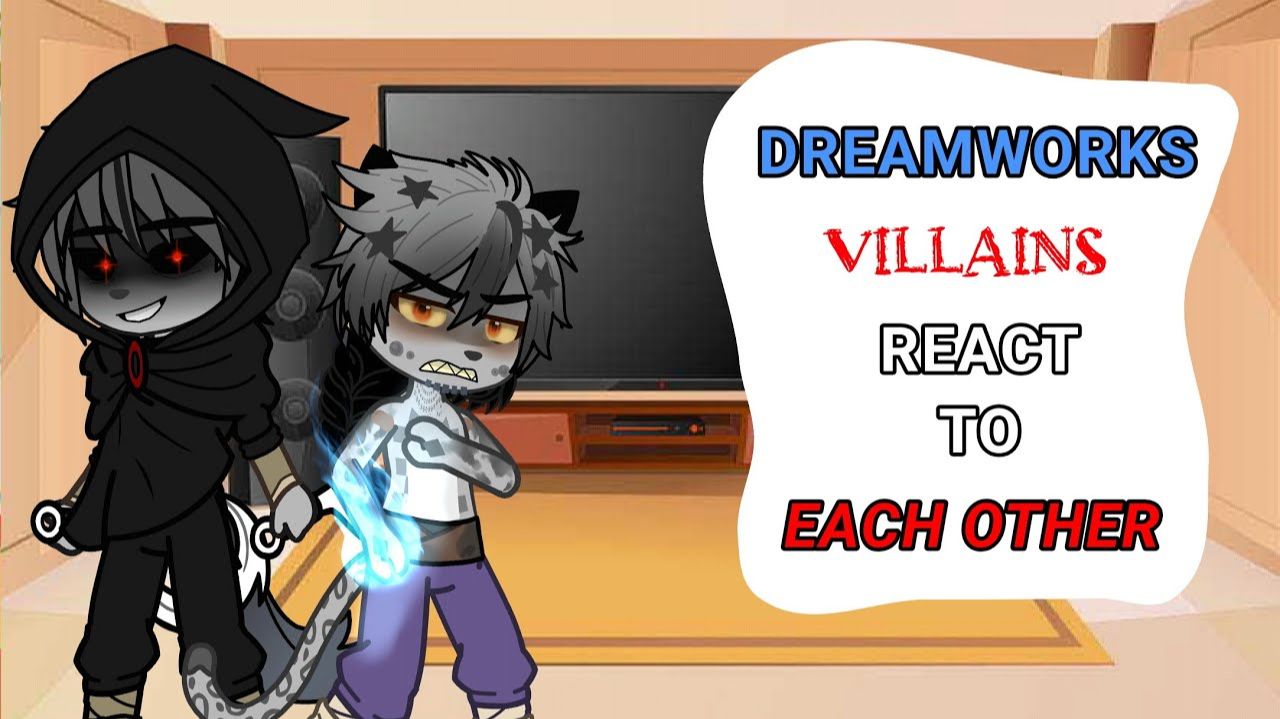 Реакция Злодеев Dreamworks друг на друга / Шрек, Кунг-фу Панда, Мадагаскар / Гача реакция