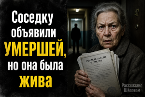 Соседку объявили умершей, хотя она была жива