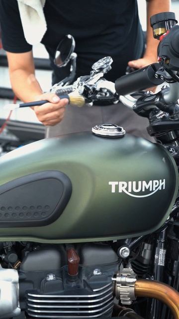 Детейлинг мойка Triumph + химчистка