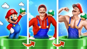 Братья Супер Марио и друзья спасают мир! Если бы огонь пропал в реальной жизни!