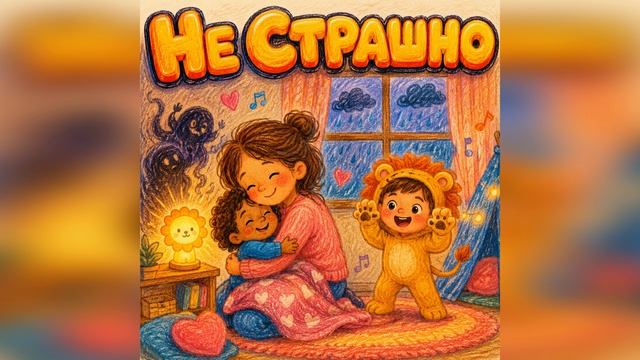 Не страшно!  Песенка про смелость и семью  Развиваем эмоциональный интеллект