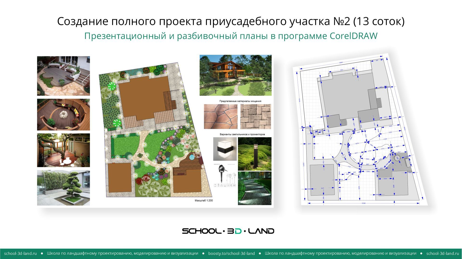 П17. Проект №2. Создание презентационного и разбивочного плана в CorelDRAW.
