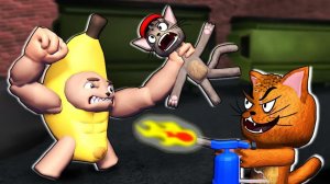 КОТ БАНАН 🐱🍌 выживание на улицах Роблокса (приключения роблокс анимация)