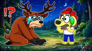 😨 ОЛЕНЬ НА САМОМ ДЕЛЕ НЕ МОНСТР?! 99 НОЧЕЙ В ЛЕСУ! РОБЛОКС! ROBLOX!