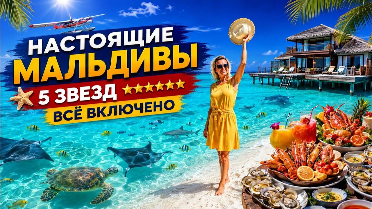 Это ВАМ не ТУРЦИЯ-ПРЕМИУМ Всё Включено БЕЗ ТОЛП❗️JW Marriott Maldives Resort & Spa МАЛЬДИВЫ 2026