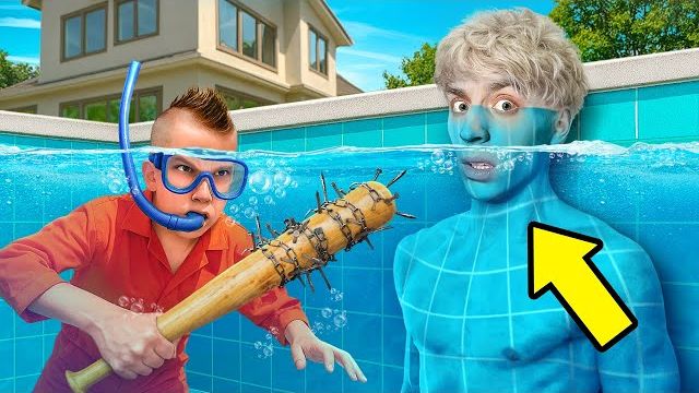 А4 -  КАМУФЛЯЖНЫЕ ПРЯТКИ от Самых ЗЛЫХ ДЕТЕЙ в Мире !